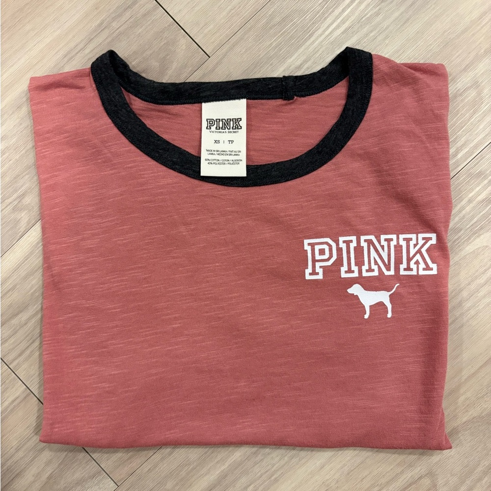 Victoria's Secret PINK Tee in Pink and Black